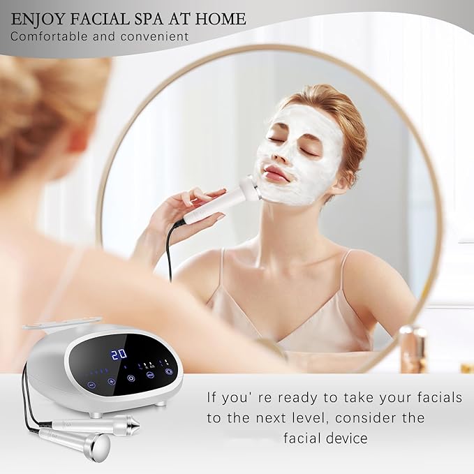 High Frequncy Skin Care Beauty Device Skin Tightening Facial Machine Face Neck Device Body Massager Tools Device Geneo X Elite Micro-Current Wrinkle Reduction Facial Service.Model EP-400