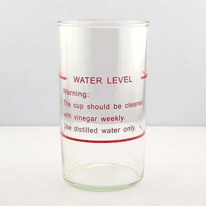 Elitzia Professional Glass Facial Steamer Jar with Leak-Proof Seal Ring Replacement Part Steamer Accessory ETBL0 (Height 17cm)