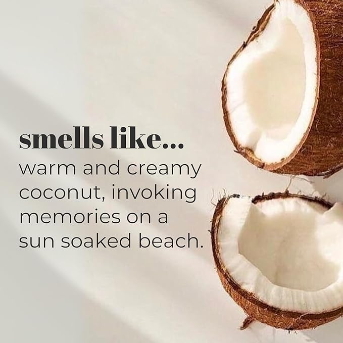 Mountain Ocean Skin Trip Coconut Body Lotion, 8 Oz, Lightweight, Fast Asborbing Moisturizer for Women and Men, with Coconut Oil, Aloe Vera, & Lanolin