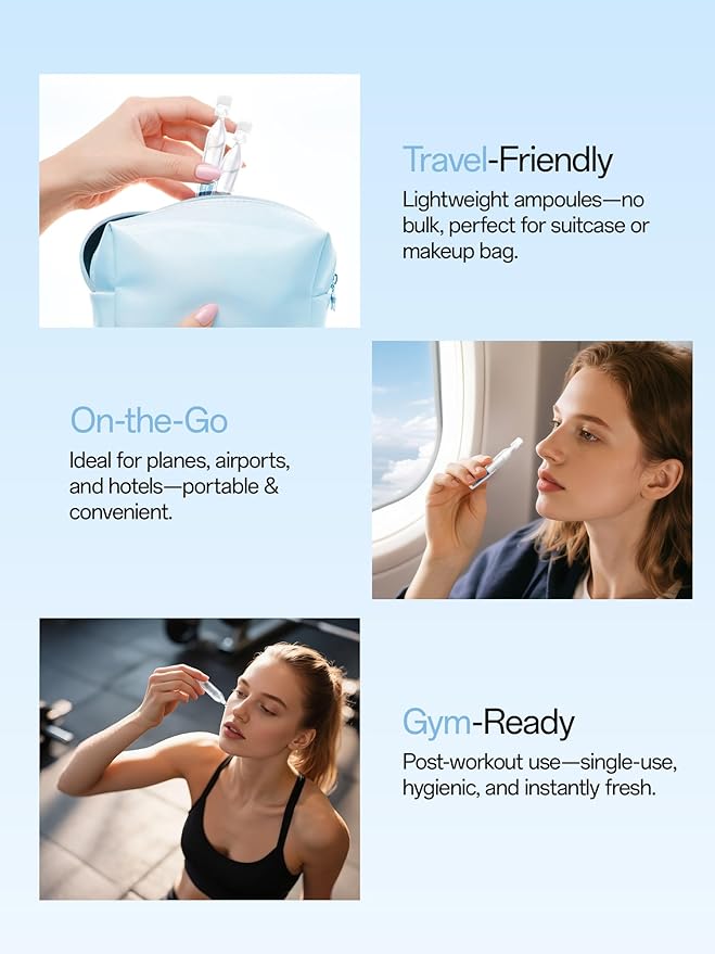 WNP Hyaluronic Acid Serum 3% for Face with 4D Multi-Layer Hydration | Ultra Hydrating Anti-Aging Serum | Moisturizer for Dry & Sensitive Skin | Pre-Makeup Skincare | Single-Use Vials 10PCS