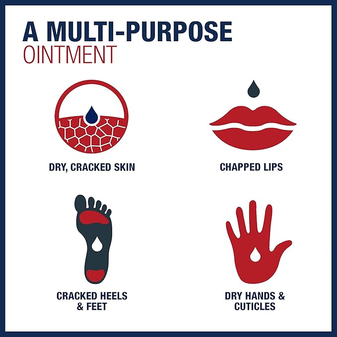 Aquaphor Healing Ointment Advanced Therapy Skin Protectant, Dry Skin Body Moisturizer, 7 Oz Tube