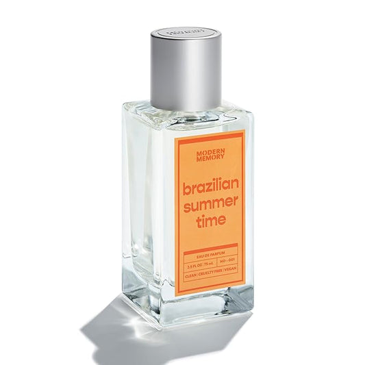 Modern Memory Brazilian Summertime Eau de Parfum for Women, 2.5 fl oz - Notes of Lemon, Salted Caramel & Rich Almond