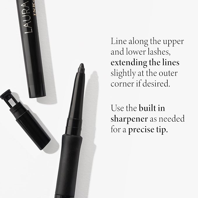 LAURA GELLER NEW YORK INKcredible Gel Eyeliner - Brown Sugar - Waterproof Smudge-proof Eyeliner Pencil - Built in Sharpener