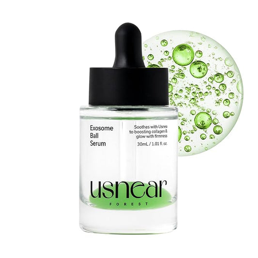 Exosome Glow Serum, Niacinamide & Collagen Face Serum for Glass Skin, Hydrating Pore Minimizer & Brightening, Korean Skincare, 1.01 fl oz