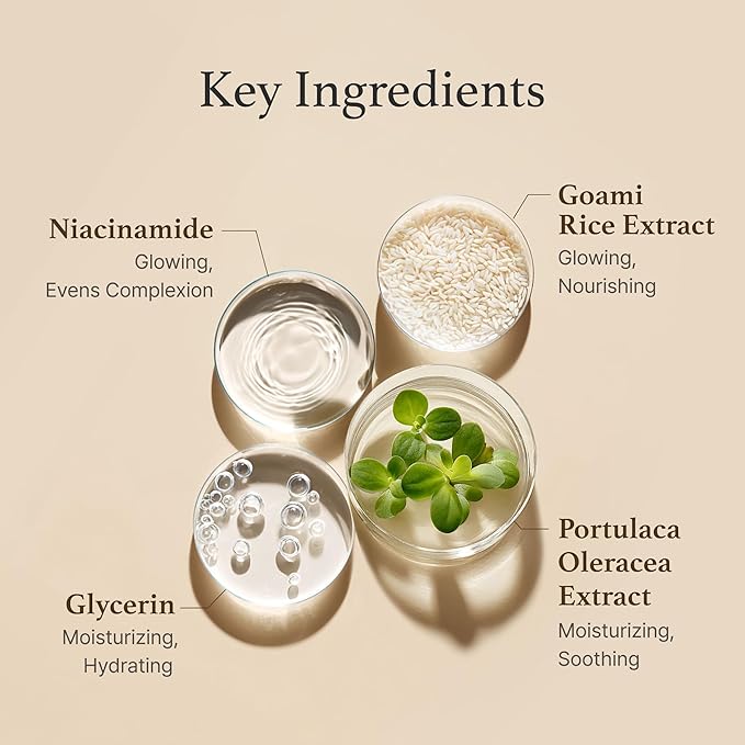 I'm from Rice Toner, Milky Toner for Glowing Skin, Korean Rice, Glow Essence with Niacinamide, Hydrating for Dry, Dull, Combination Skin, Vegan, Fragrance Free, Glass Skin 5.07 Fl Oz