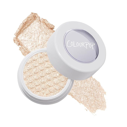 ColourPop Super Shock Shadow - High-Pigment, Crème-Powder Eye Makeup - Single Glitter Eyeshadow with Zero Fallout and Unique Bouncy Texture - Soft Golden Ivory Eyeshadow - Ladybird (0.07 oz)
