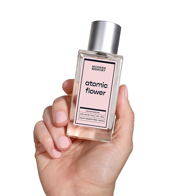 Modern Memory Atomic Flower Eau de Parfum for Women, 2.5 fl oz - Notes of Freesia Petals, Pink Rose & Vanilla