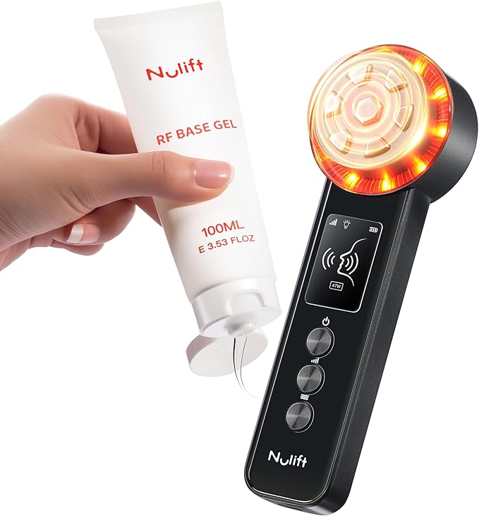 Skin Tightening Device | 6 in 1 Radio Frequency Skin Tightening Device | Professional Face Tightening | Lifting | Wrinkle Reducing | Depuff | Absorb | at Home RF Anti Aging Face Beauty Device