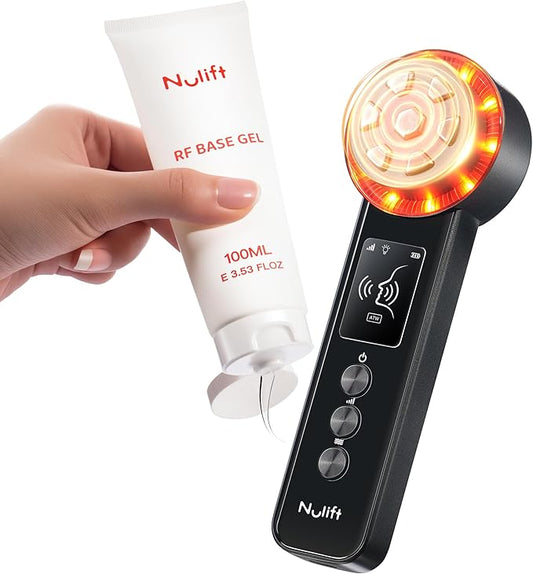 Skin Tightening Device | 6 in 1 Radio Frequency Skin Tightening Device | Professional Face Tightening | Lifting | Wrinkle Reducing | Depuff | Absorb | at Home RF Anti Aging Face Beauty Device