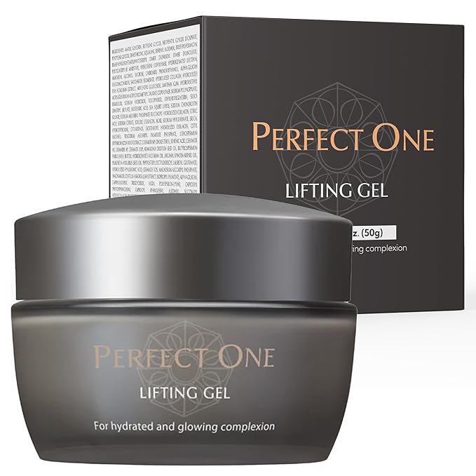 PERFECT ONE Lifting Gel – All-in-One Face Moisturizer & Anti-Aging Serum – With Collagen, Niacinamide, Retinol, VC & Hyaluronic Acid – Firms, Brightens, Hydrates, and Smooths Fine Lines, 50g