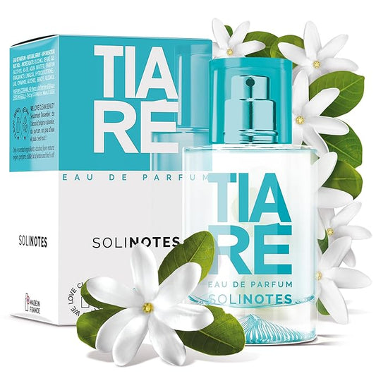 SOLINOTES Tiaré Perfume for Women - Eau De Parfum | Delicate Floral and Soothing Scent - Made in France - Vegan - 1.7 fl.oz