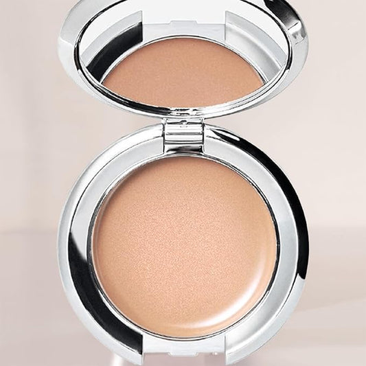 Nude Envie - Cream Highlighter - Creamy Texture & Easy Application - Smooth, Buildable, Luminous Finish - Infused With Crushed Pearls - Mirror Compact - Vegan, Paraben-Free & Cruelty-Free - Golden