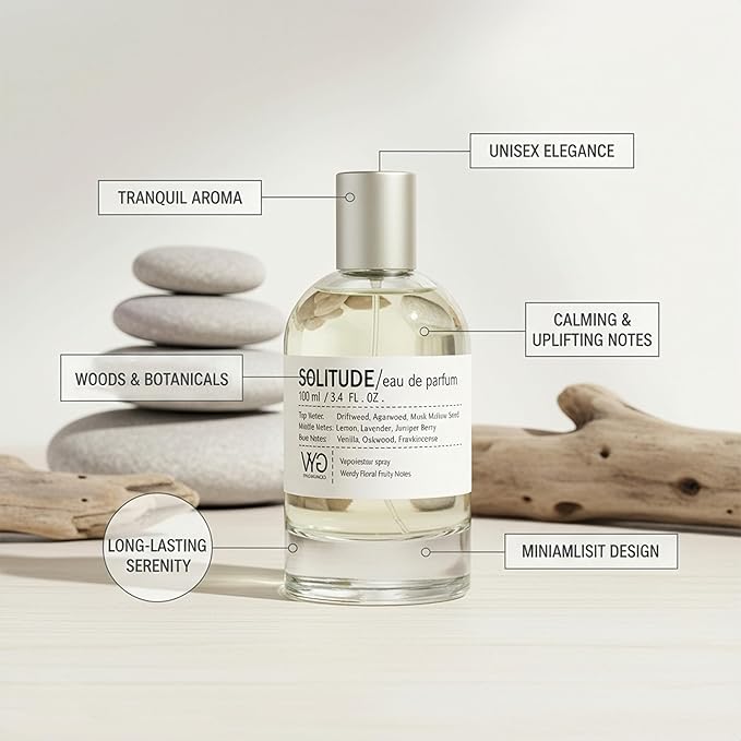 VYG Eau de Parfum - 3.4 Oz - Long-Lasting Perfume for Women & Men, Woody Floral Fruity Notes