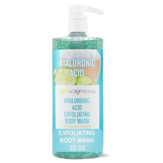 SpaScriptions Hyaluronic Acid Exfoliating Body Wash – 32 fl oz