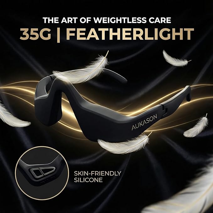 Red Light Eyes Beauty Device – 7-in-1 Facial Massager Tool with red Light & Vibration for Wrinkles & Anti-Aging, Ideal for Daily Skincare Routines