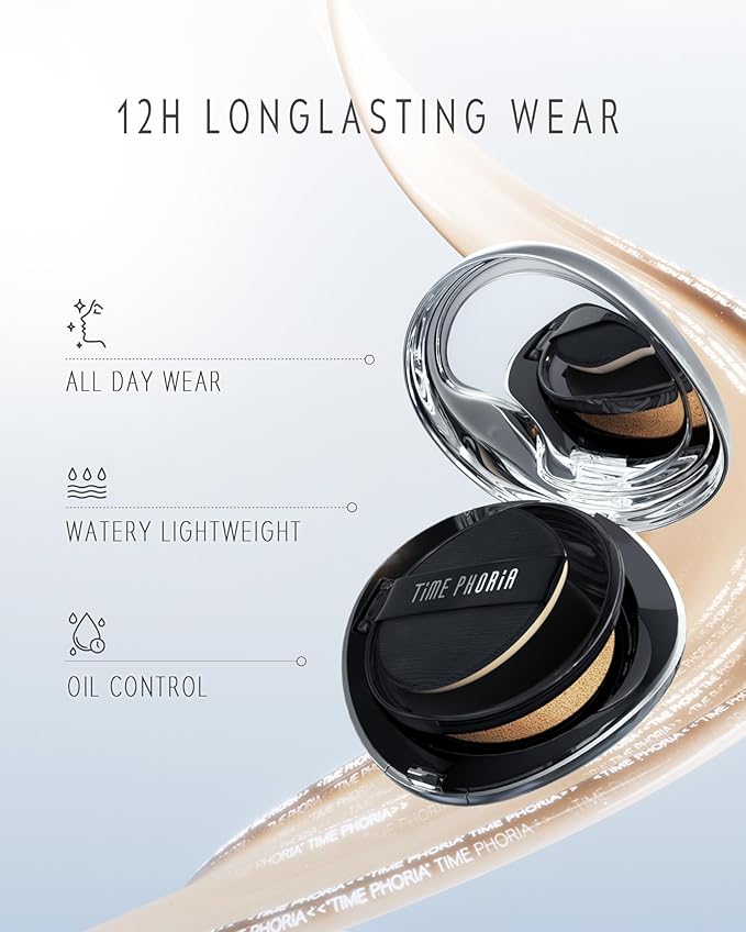 TIMELESS LUMINA MATTE PERFECTION CUSHION | Full Coverage, Weightless, Skin fit, Velvety Matte Finish, Oil-Control Waterproof Foundation, Sweatproof Flawless BB Cream CC (05 TAN)