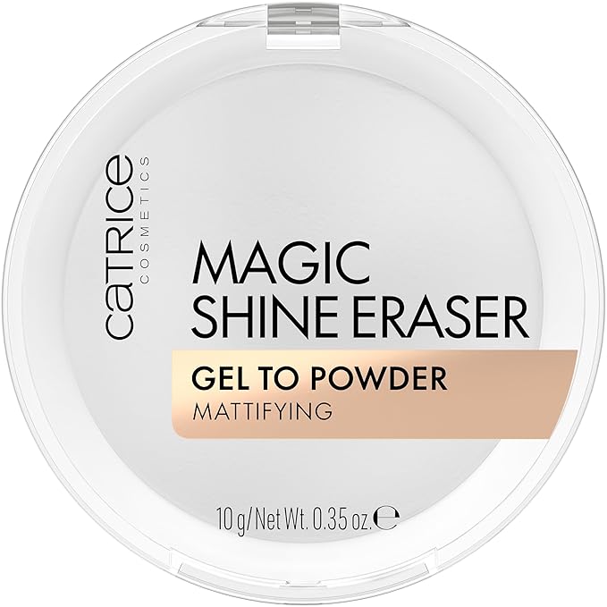 Catrice | Magic Shine Eraser Gel-To-Powder | Instant Matte, Soft-Focus Effect | Transparent, Travel-Friendly Formula | Vegan & Cruelty Free