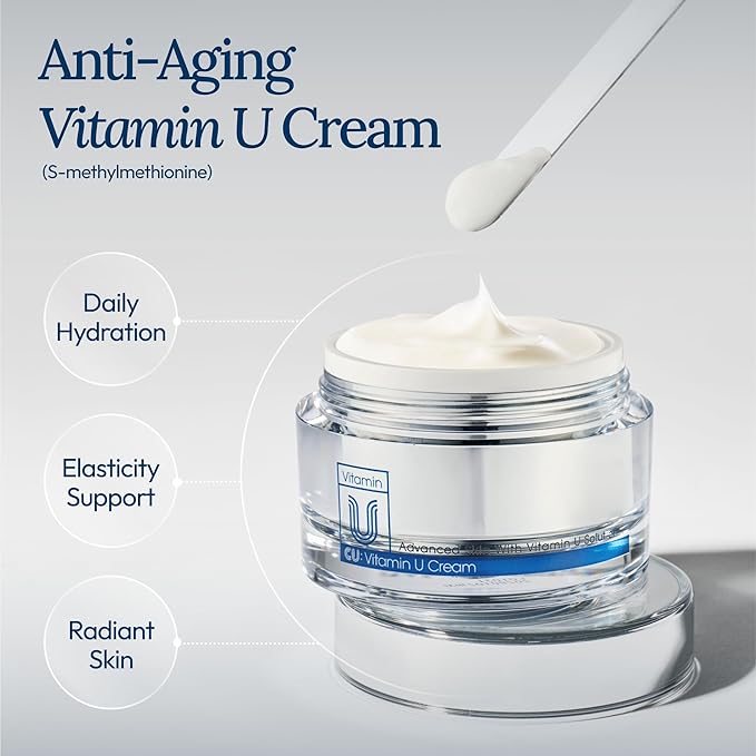 Moisturizing Cream for Face, Korean Skincare Hydrating Facial Cream with Adenosine, Niacinamide, and Ceramide, promotes Anti-Aging Skin, 50ml (1.69 Fl. Oz.)