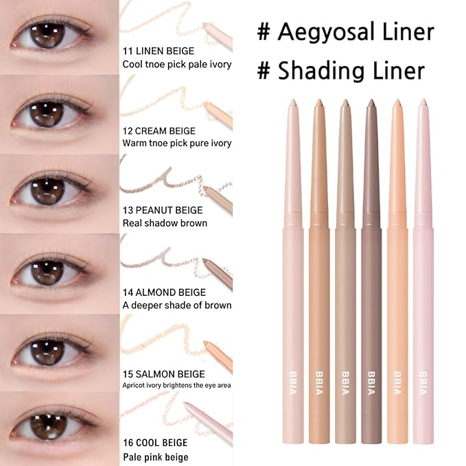 BBIA Last Auto Gel Eyeliner 17 Color – Multi-Use Longwear & Waterproof Mechanical Eye Liner Easy Drawing with Smooth Texture Smudge-Resistant Shadow & Glitter Vegan Korea Eye Makeup (02 JAZZ)