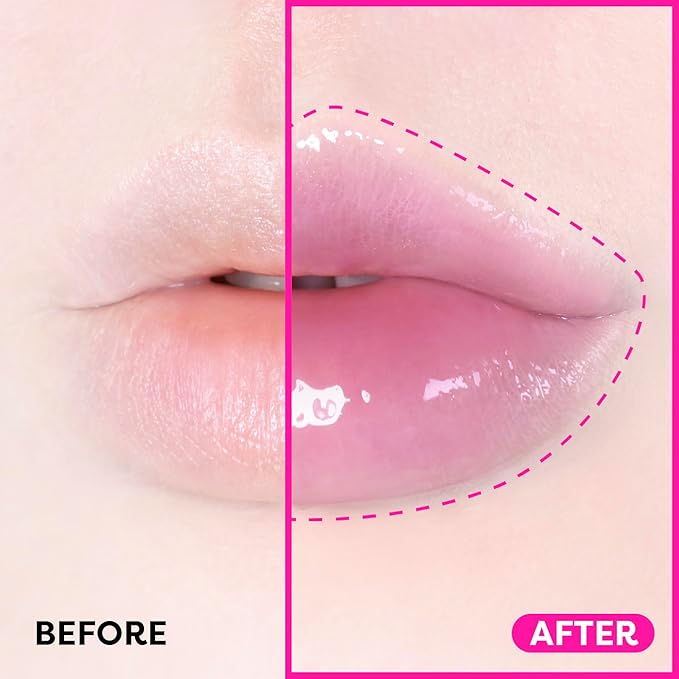 COLORGRAM FRUITY GLASS GLOSS 03 GIGGLE STRAWBERRY | Non-Sticky Glossy Lip Tint with Glass-Like Shine | Long-Lasting Hydrating Lip Gloss for Smooth & Plump Lips