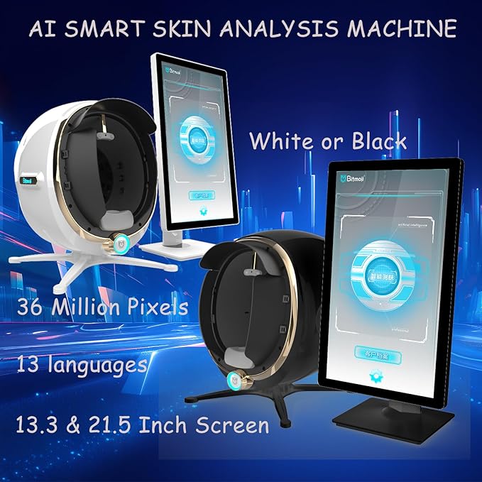 Professional Skin Analyzer Machine - Cobbawe Facial Skin Detection & Analysis for Healthy Skin Care （MJ-W-21.5）