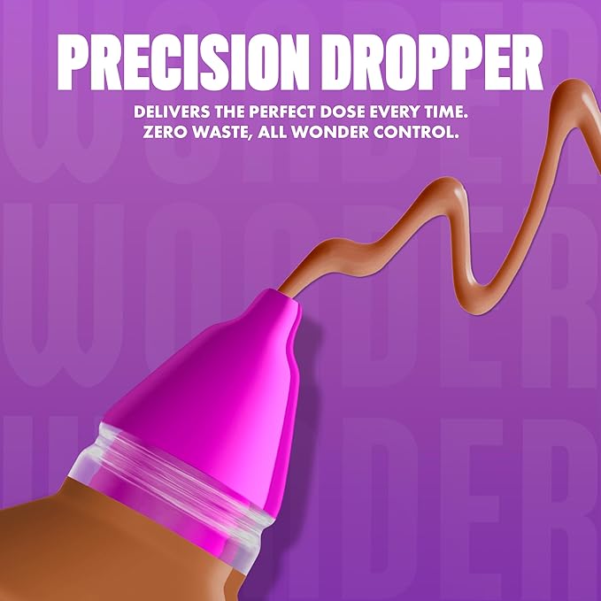 NYX PROFESSIONAL MAKEUP Make 'Em Wonder Liquid Foundation, 24HR Foundation Makeup With A Soft Matte Finish, Buildable Full Coverage - 32 Cappuccino