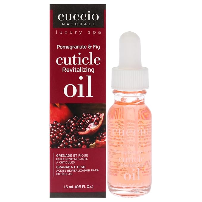 Cuccio Naturale Cuticle Oil - Revitalizing Pomegranate & Fig - Repairs Skin & Nails - 0.5 Oz