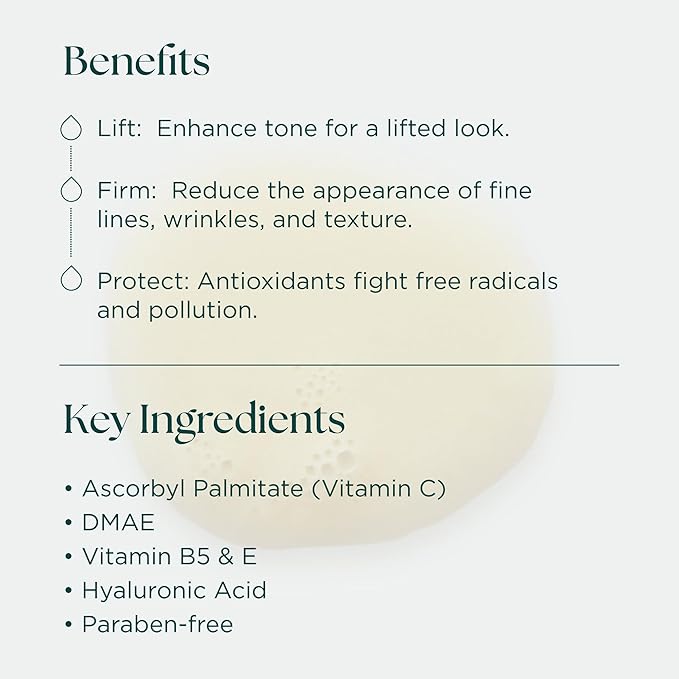 Marini SkinSolutions C-ESTA Face Serum - Lifts, Firms & Protects with Vitamin C, DMAE & Hyaluronic Acid - All Skin Types - Made in the USA - 1 fl oz