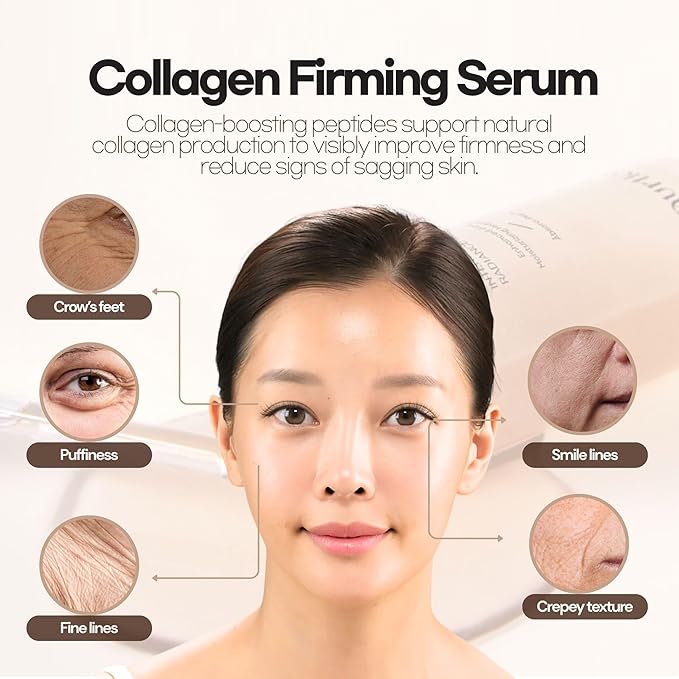 Intensive Hydro Radiance Serum, Dewy & Deep Hydration, Glow Glass Skin, Anti-aging care with Niacinamide, Vitamin C, Collagen, Korean Skin care 1.69 fl oz