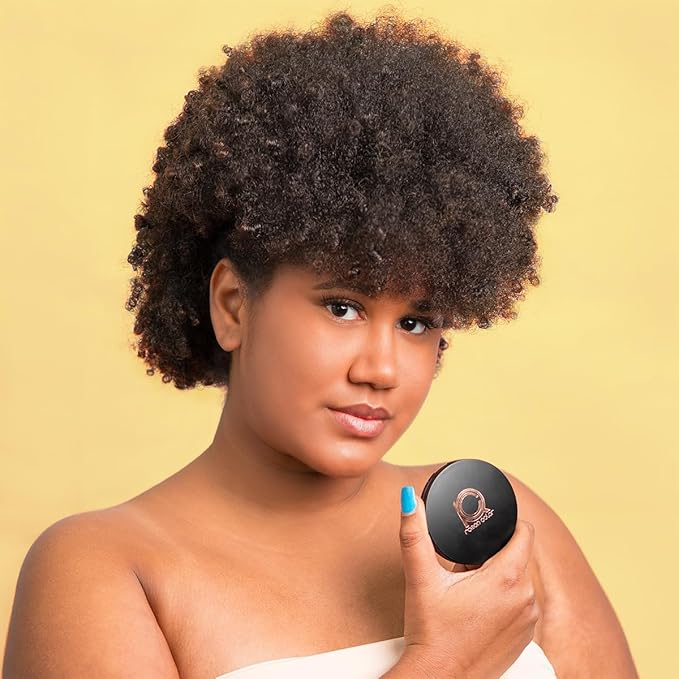 ioly's Beauty pressed powder foundation Compact with powder puff 0.49 OZ Makup fit me powder foundation Makeup full coverage foundation texture powder for men and woman