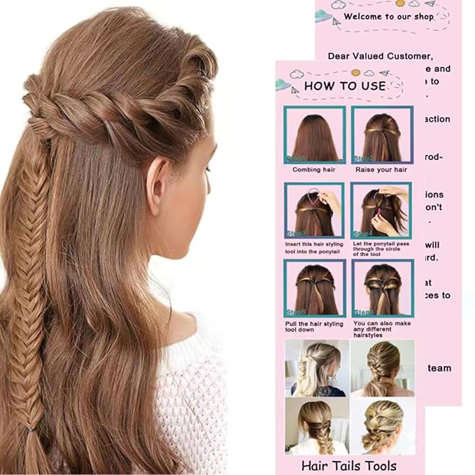 5Pcs Slick Back Brush Set with Topsy Tail Tool, Teasing Bristle, Rat Comb for Women & Girls Hair Styling, Flyaways Control and Edge Combing - BIACK