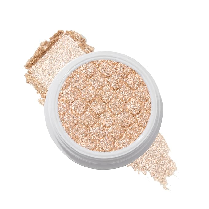 ColourPop Super Shock Shadow - High-Pigment, Crème-Powder Eye Makeup - Single Glitter Eyeshadow with Minimal Fallout and Unique Bouncy Texture - Ivory Eyeshadow - Mighty Morphin (0.07 oz)