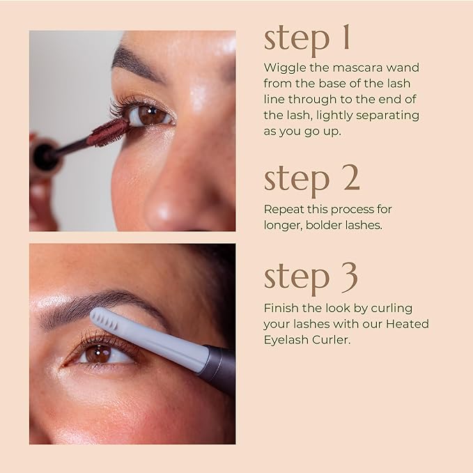 Chella Good Drama Vegan Mascara, 0.33 Fl. Oz (Burgundy)