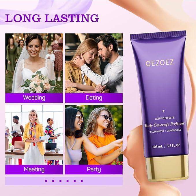 6 Colors Tattoo Cover Up Makeup with Brush – Waterproof Body and Leg Sleeve Foundation, Full Skin Coverage Bronzer & Scar Concealer Cosmetics (warm)