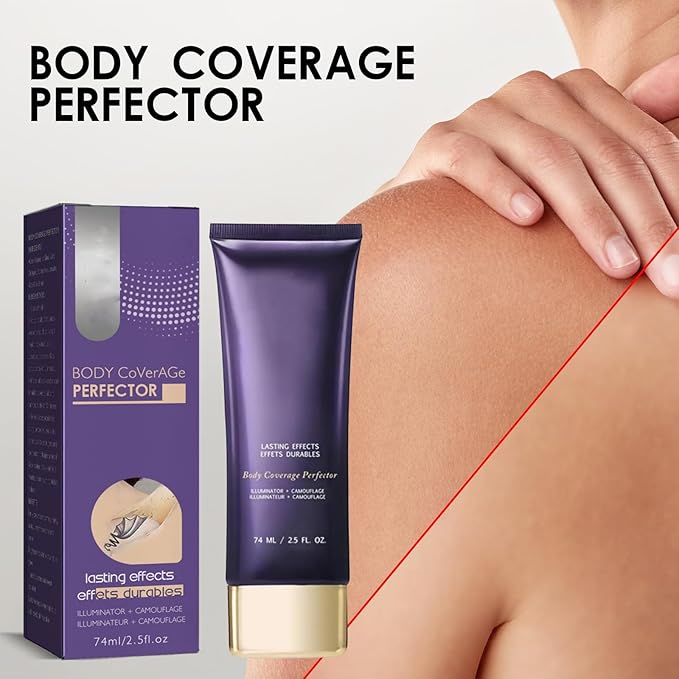 Body Coverage Perfector 3PCS Waterproof Transfer-Resistant Leg & Body Makeup, Long Lasting Tattoo Cover Up Makeup