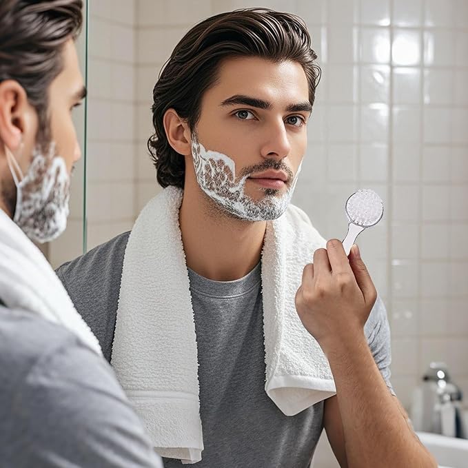 Facial Cleansing Brush, 4 PCS Clear Facial Exfoliating Brush Face Wash Scrub Exfoliator Brush for Makeup