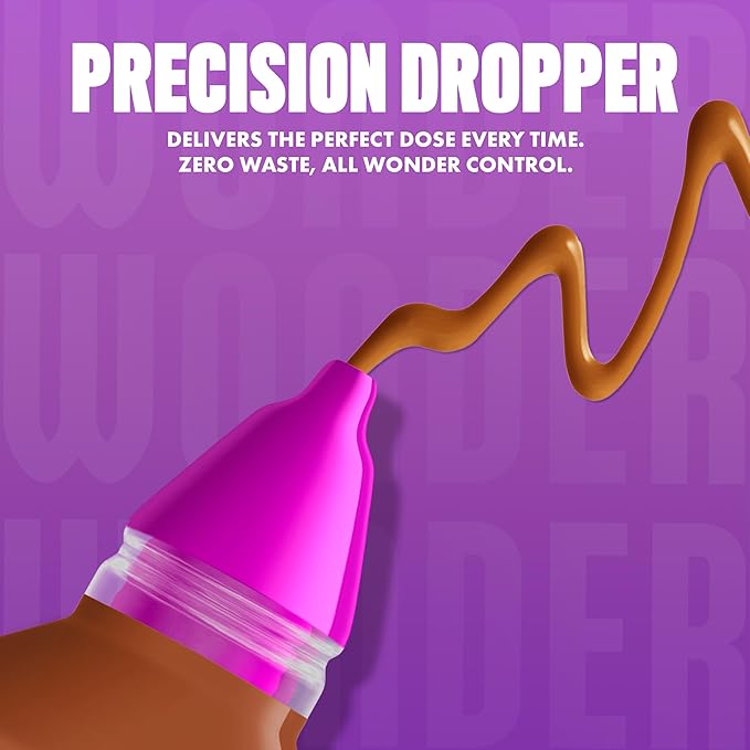 NYX PROFESSIONAL MAKEUP Make 'Em Wonder Liquid Foundation, 24HR Foundation Makeup With A Soft Matte Finish, Buildable Full Coverage - 35 Soft Mocha