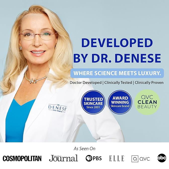 Dr. Denese SkinScience HydroShield Ultra Moisturizing Face Serum 1 oz – Retinol & Ceramide Formula for Deep Moisture, Radiant Smooth Skin, Fine Line Care – Dermatologist Tested & Cruelty Free