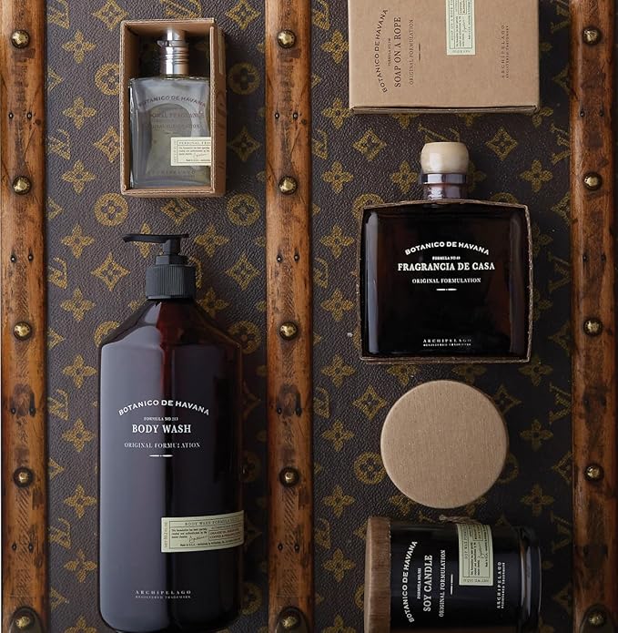 Archipelago Botanicals Botanico de Havana Body Wash, Moisturizing Body Wash for Dry and Sensitive Skin, Gentle Daily Cleanser, Free from Parabens, Phthalates and GMOs (15.3 oz)