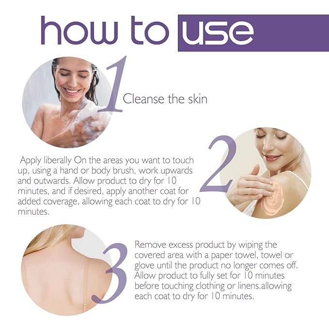 Body Coverage Perfector 2PCS Waterproof Leg & Body Makeup Tattoo Cover Up Makeup Natural Radiance