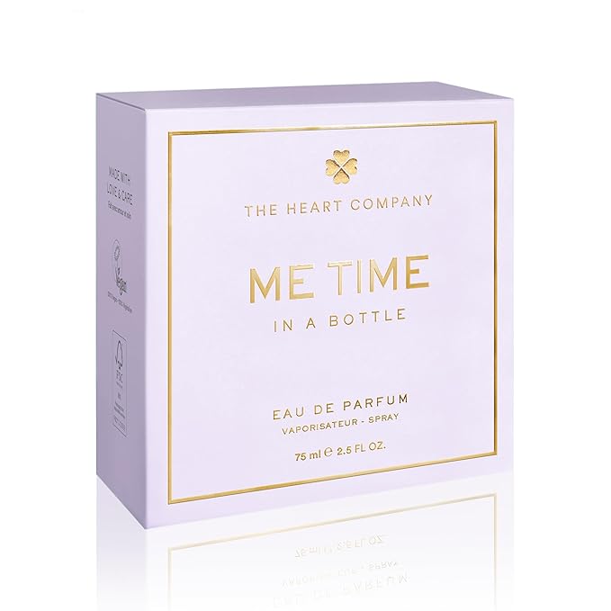 THE HEART COMPANY ME TIME in a bottle | Lavender Perfume for women | Vegan Women's Eau de Parfum Fragrance Spray 75ml - 2.5 fl.oz.