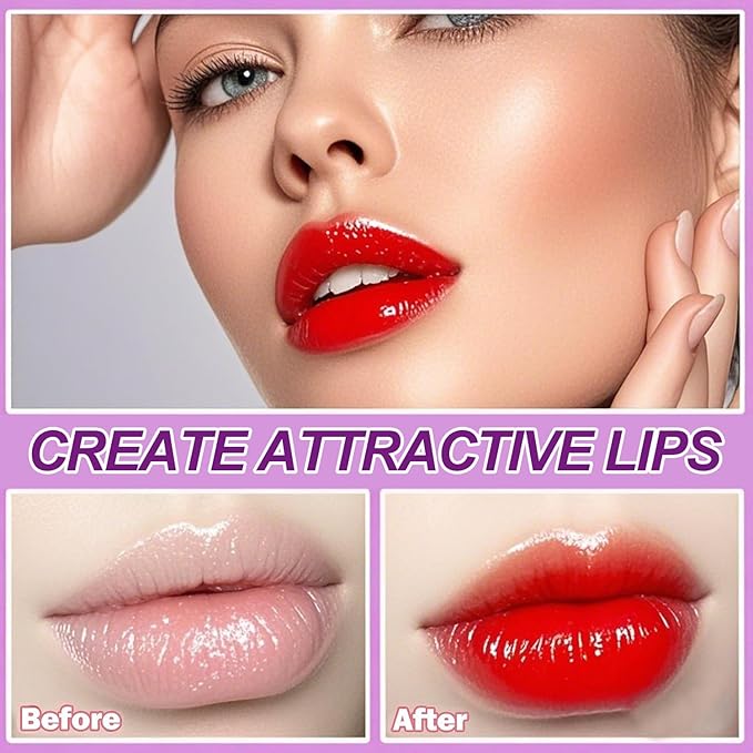 6 Colors Grapes Lip Tint Stain Set, Korean Lip Gloss Watery Lip Stain, Lipstick for Women, Lip Gloss for Girls, Blush for Cheeks, Non-Stick Cup, Waterproof, High Pigment, Lip Tint Makeup