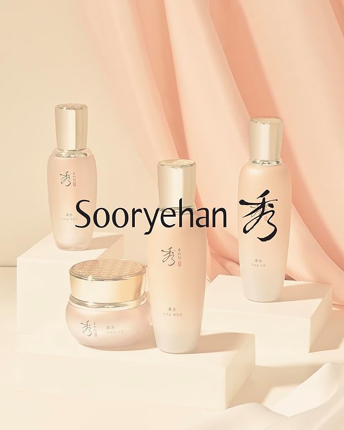 Sooryehan Bon Extra Moisture Emulsion (130ml /4.39 Fl Oz) - Korean Skincare, Luxury Premium High-end Moisture Emulsion Lotion by LG BEAUTY. Lightweight but Nourishing,