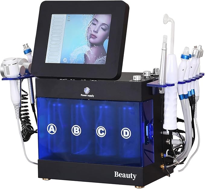 14 in 1 Hydrogen Oxygen Facial Machine Hydrodermabrasion Device Face Skin Care Machine for Home Beauty Salon
