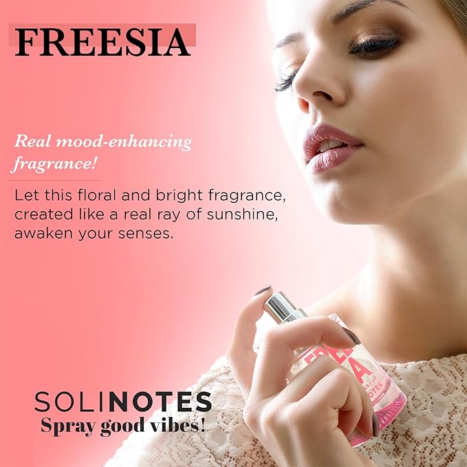 SOLINOTES Freesia Perfume for Women - Eau De Parfum | Delicate Floral and Soothing Scent - Made in France - Vegan - 1.7 fl.oz