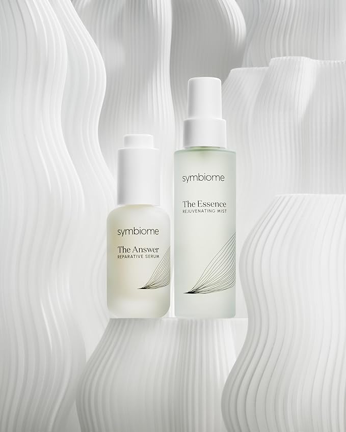 symbiome The Answer Reparative Face Serum, Collagen Enhancing Anti-Aging Serum, Stem Cell Media Blend Facial Serum, Hydrating Hyaluronic Acid Serum for Face, 30 mL