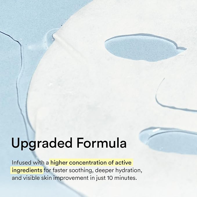 Abib Gummy Sheet Mask Heartleaf Sticker 10 Sheets (Soothing) I Korean Face Mask for Sensitive Skin, Soothing & Redness Relief, Daily Skincare Treatment, K-Beauty Sheet Mask