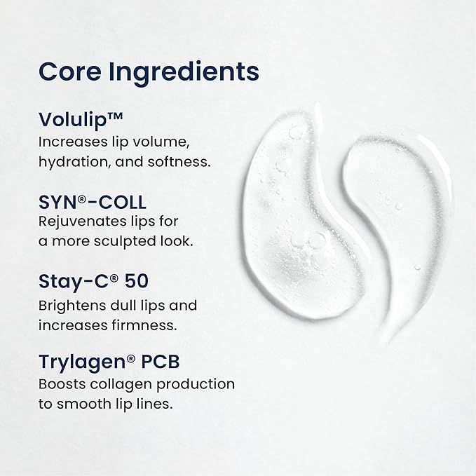 Agelyss Lip Plumper - Deep Hydration - Lip Volume, Collagen Boost, Plumping - Paraben-Free, Cruelty-Free, Vegan - .14 FL OZ - Pack of 3