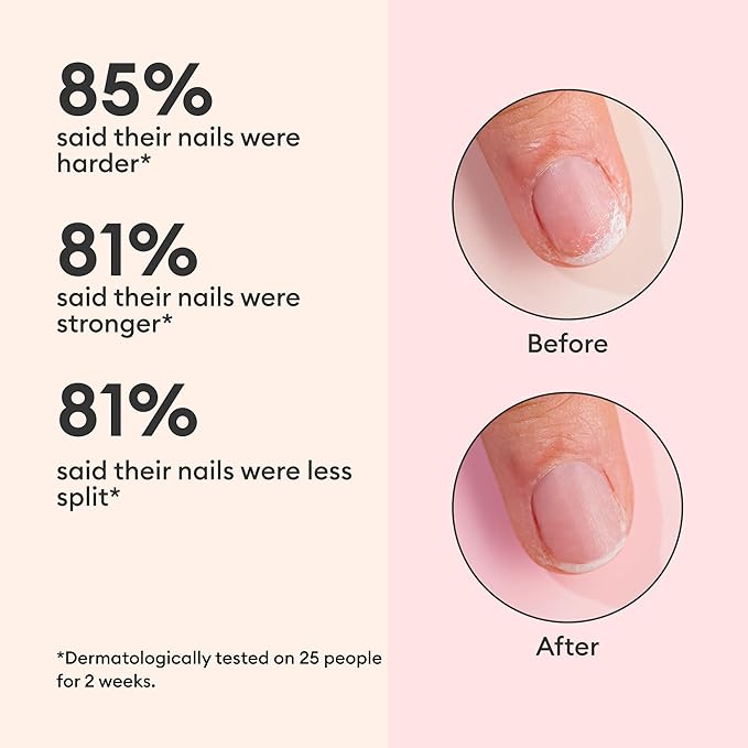 Manucurist Keratin Booster – Nail Strengthener for Damaged Nails – Nail Care with Plant-Based Keratin, AHAs, PHAs, MSM, Silicon, and Vitamin B8 – 97.5% Natural-Origin Ingredients