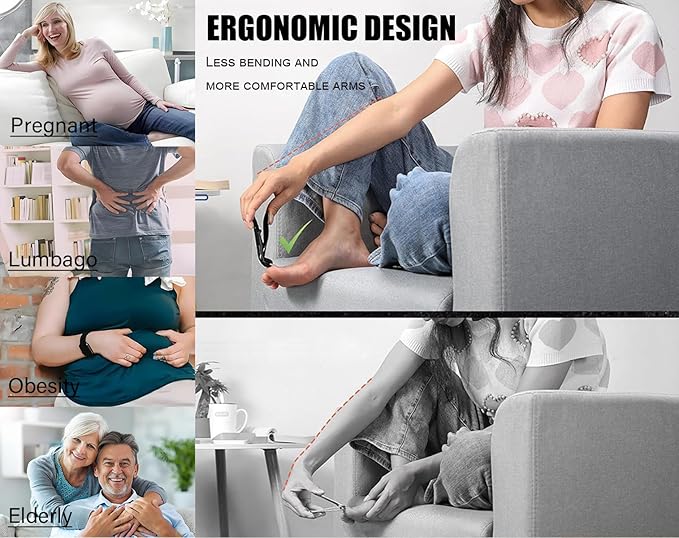 Nail Clippers for Seniors, Wide Jaw Fingernail Clippers and Angled Head Toenail Clippers for Thick Nail, Professional German Nail Clippers for Men, Women & Pregnant (Black 1)